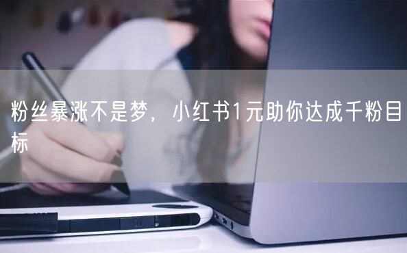 粉丝暴涨不是梦，小红书1元助你达成千粉目标