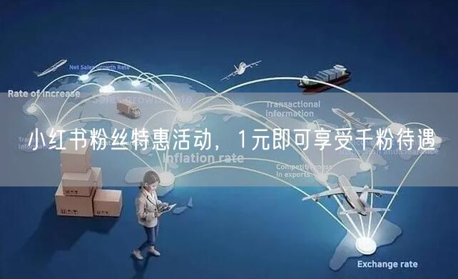 小红书粉丝特惠活动，1元即可享受千粉待遇