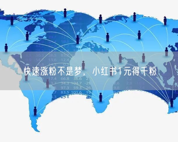 快速涨粉不是梦，小红书1元得千粉