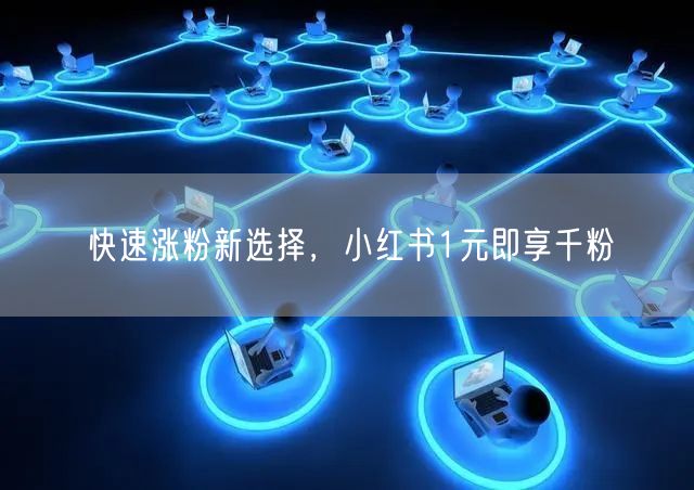 快速涨粉新选择，小红书1元即享千粉